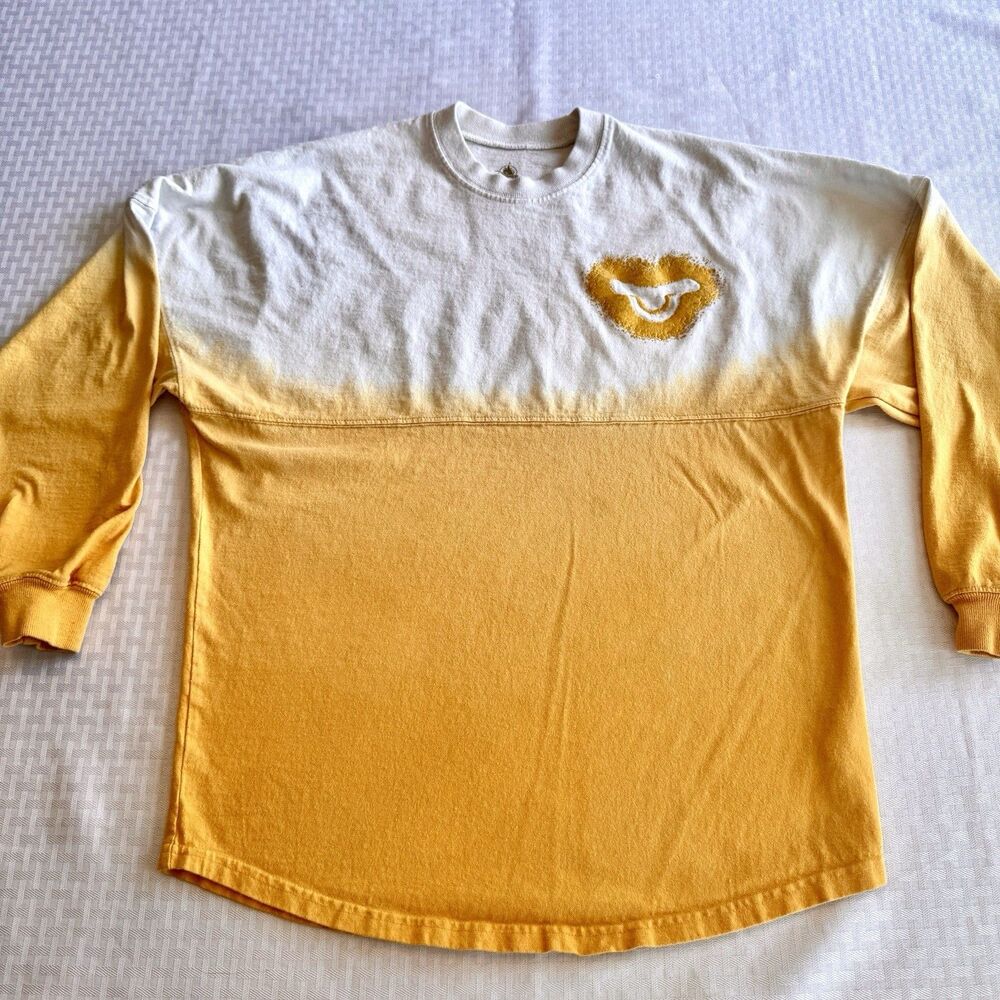 Disney The Lion King Spirit Jersey Yellow Ombre Long Sleeve Size XS